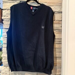 Men’s Chaps XXL Navy Pullover Sweater Vest